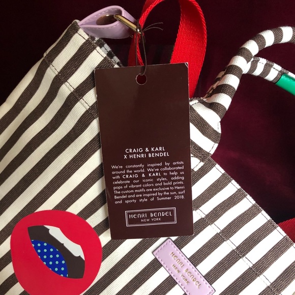 Henri Bendel Canvas Magazine Tote ❣️PRICE FIRM❣️ - Picture 6 of 10